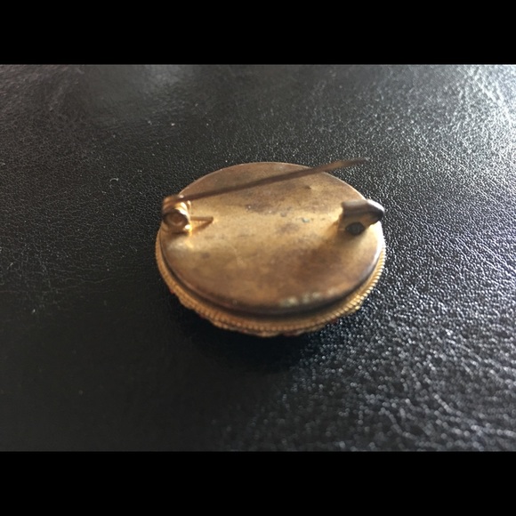 Vintage Mini mosaic brooch with matching earrings - Picture 3 of 3